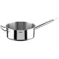 Inoxibar Casserole professionnelle en acier inoxydable, ligne French Kochtopf - Ø 28 cm - 8,5 L - Gris - Compatible avec toutes les sources de chaleur, y compris l'induction