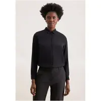 Seidensticker Regular Fit Blouse noir, Unicolore