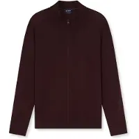 Olymp Casual Regular Fit Cardigan bordeaux, Unicolore