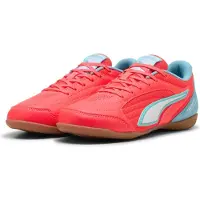 Puma Kinder Truco IV JR, chaussures de football pour enfants, modèle sneaker, chaussures d'intérieur, référence 108970 09, couleur rouge/bleu, pointure : 37 EU