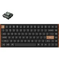 Keychron - Clavier personnalisé K3 HE sans fil avec commutateurs magnétiques, entièrement assemblé / Noir / Commutateur magnétique Ultra-Rapide Lime à profil bas