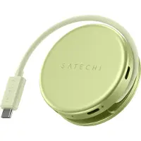 Satechi , Hub multiport 5-en-1 USB-C vers HDMI / USB-A / 2 USB-C / lecteur de carte SD, modèle OntheGo, vert