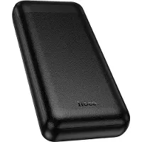 Hoco Batterie externe Powerbank 20 000 mAh 2 A 10 W J153A noire (20000 mAh, 10 W, 74 Wh), Chargeur de secours, Noir