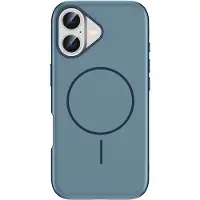 IMoshion Coque arrière Color avec Thin MagSafe Ring pour Apple iPhone 17 - Bleu foncé