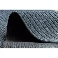 Rugsx Paillasson antidérapant pour les mètres courants CEYLON extérieur, intérieur, sur caoutchouc - gris 0901 200cm 200x210 cm