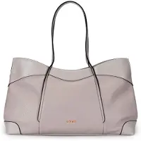L.credi sac shopper sac à épaule bandoulière Sigrid Shopper Dusty taupe