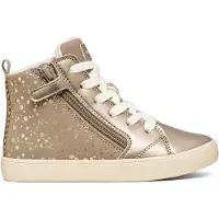 Geox Baskets montantes enfant J GISLI GIRL filles - Doré - 35