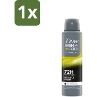 Dove Men+Care Déodorant Spray - Fraîcheur invisible - 150 ml - 1 pièce