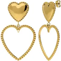 Lucardi Boucles d'oreilles 'Statement' or