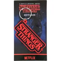 Pyramid Porte-clés en caoutchouc Stranger Things Logo 6 cm, Rouge, Noir, Multicolore