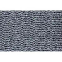 Rugsx Paillasson antidérapant pour les mètres courants 100 cm MAGNUS 2954 Zigzag extérieur, intérieur gris 100x100 cm