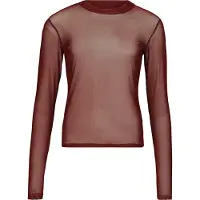 Black premium by emp T-shirt manches longues de - Essentiel Maille - S - XXL - pour Femme - bordeaux - Taille XL