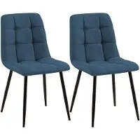 CLP lot de 2 chaises de salle à manger Tilde