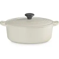 Le Creuset Cocotte ovale 27 cm Crème
