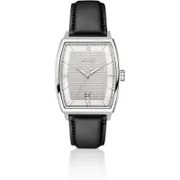 BOSS Principle Ark montre à cadran texturé blanc argenté