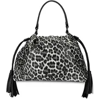 L.credi sac à épaule sac à épaule bandoulière Sigal Hobo Bag Black / Mix noir