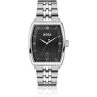 BOSS Principle Ark montre avec cadran noir texturé