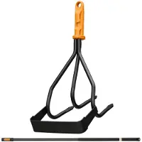 Fiskars Tête de cultiva-main OneClick avec houe + manche, longueur 119-174 cm