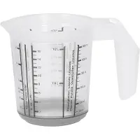 Keeeper 6x Verseuse graduée 'Massimo, Verre mesureur, Transparent, Gris