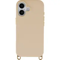 Selencia Coque arrière Rivièra avec MagSafe avec crochets amovibles pour Apple iPhone 16 - Milky Latte