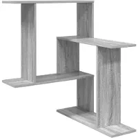 vidaXL Étagère Murale Sonoma gris 67 x 67 x 87 cm Bois d'ingénierie