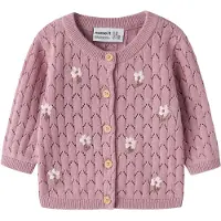 Name it Cardigan 'NBFLUNNA' olive / mauve / blanc