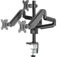 Deltaco Support de bras pour moniteur à triple gaz avec inclinaison de 17 à 27 pouces