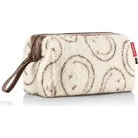 Reisenthel travelcosmetic smiley teddy chocolate, Trousse de toilette, Marron, Beige
