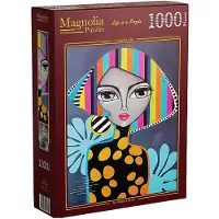 Magnolia Puzzle fille colorée 1000 pièces Puzzle Jouet