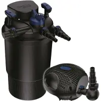 Fluval Pond Clearflo 8000 Kit Complete Pond Set Argenté