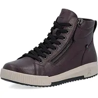 Rieker Bottines à lacets bordeaux