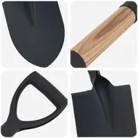 vidaXL Pelle Noir 68,5 cm Acier Émaillé et Bois Massif