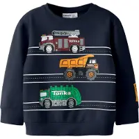 Name it Sweat 'NMMJORGE TONKA' marine / curry / vert / blanc