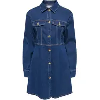 ONLY Robe-chemise 'ONLLAURA' bleu