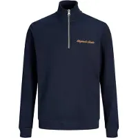 Jack & jones Junior Sweat 'JORNORREBRO' bleu foncé / orange