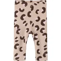 Name it Leggings 'NBFLANA' brun foncé / taupe / greige