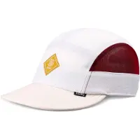 Djinns Casquette 'FineFine' jaune d'or / lie de vin / blanc cassé