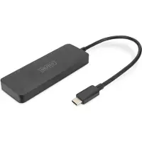 Digitus DS-45333 MST Video Hub, 3 ports, USB-C - 3x HDMI, noir