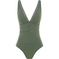 SEA LEVEL Maillot de bain 'Essentials Edit' kaki