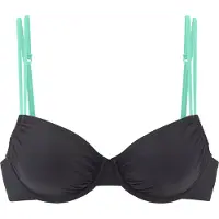 s.Oliver Hauts de bikini bleu clair / anthracite