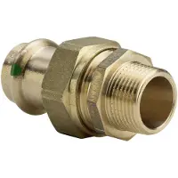 Viega Forskruning Sanpress 3/4"-22 mm af rødgods, SC-Contur manchon/embout (Raccord de tuyauterie)