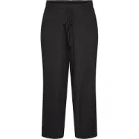 Zizzi Pantalon de pyjama 'Mellie' noir