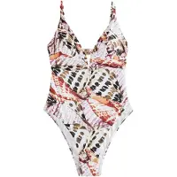 Mint Velvet Maillot de bain crème / marron / violet / rouge cerise