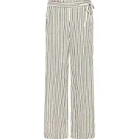 Ichi Pantalon 'MARRAKECH' écru / bleu foncé