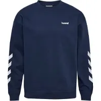 Hummel Sweat de sport bleu marine / blanc