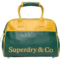Superdry Sac de voyage 'Heritage' jaune d'or / vert