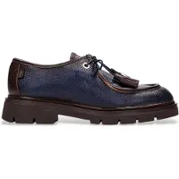 Hispanitas pour femme. CHI265157 Chaussures en cuir Newyork marine (37), 1 à 3 cm, Aucun, Casuel