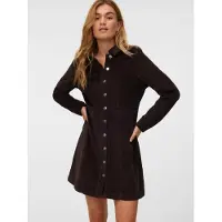 Vero Moda Robe-chemise 'VMDaisy' chocolat