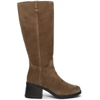Timberland pour femme. TB0A43M8EIV1 Bottes hautes Bellevaux en cuir marron (41.5 W), Plat, Fermeture éclair, Casuel