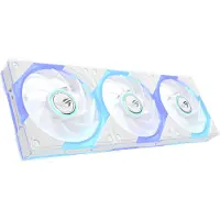 Asus VENTILATEUR ROG EURUX GR120 FAN ARGB REVERSE Blanc 3-en-1 (120 mm, 3x), Ventilateur PC, Blanc